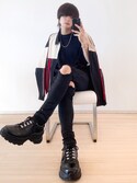ADRER】LINE SLEEVE TRACK JACKET/ラインスリーブトラックジャケット
