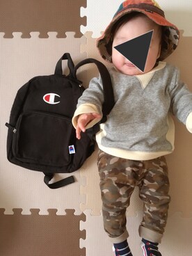 「アイテム（その他ベビー用品）」を使った、niiさん（キッズ・70cm）の春コーディネート