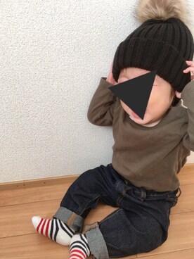 niiさん（キッズ・70cm）の秋コーディネート