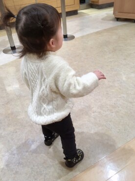 niiさん（キッズ・70cm）の冬コーディネート