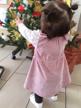 「1歳3ヶ月」｜「アイテム（スリッポン）」を使った、niiさん（キッズ・70cm）の冬コーディネート