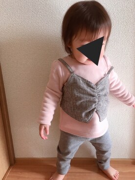 「1歳5ヶ月」｜「アイテム（その他）」を使った、niiさん（キッズ・70cm）の冬コーディネート