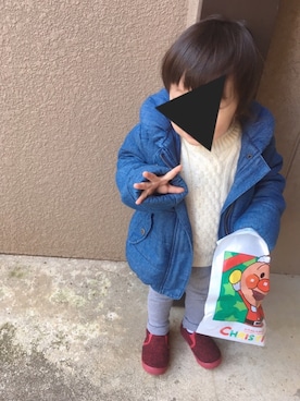 niiさん（キッズ・80cm）の冬コーディネート