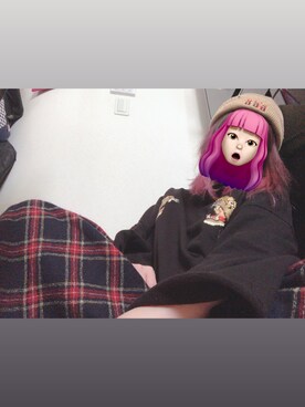 「RNA」｜「アイテム（スウェット）」を使った、ぽんちゃんさん（レディース・160cm）の春コーディネート