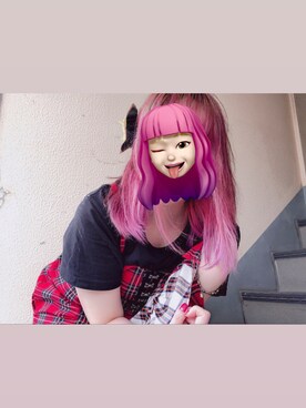「Candy Stripper」｜「アイテム（その他）」を使った、ぽんちゃんさん（レディース・160cm）の夏コーディネート