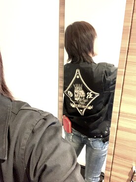 「RUDE GALLERY（ルードギャラリー）のアイテム」を使った、にあろっく🎵さん（レディース・160cm）の夏コーディネート