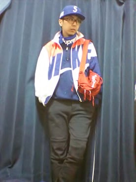 「アイテム（ブルゾン）」を使った、ryoさん（メンズ・177cm・30代）の冬コーディネート