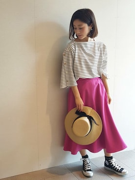 namiさん（レディース・157cm）の春コーディネート