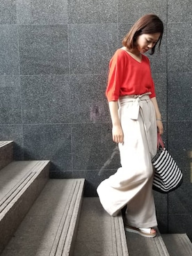 namiさん（レディース・157cm）の春コーディネート