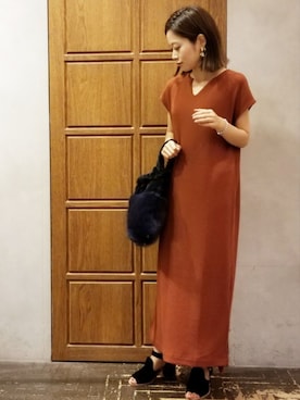 ワンピース ドレスを使った テラコッタ の人気ファッションコーディネート ユーザー ショップスタッフ Wear ワンピース ドレスを使った テラコッタ の人気ファッションコーディネート ユーザー ショップスタッフ Wear