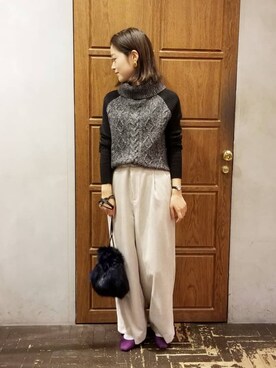 namiさん（レディース・157cm）の冬コーディネート