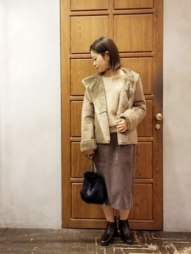 namiさん（レディース・157cm）の冬コーディネート