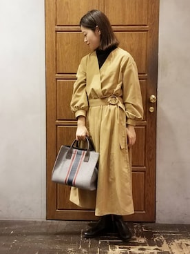 「初売りセールで買いました2019」｜namiさん（レディース・157cm）の冬コーディネート