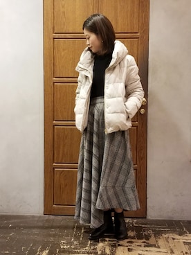 「初売りセールで買いました2019」｜namiさん（レディース・157cm）の冬コーディネート
