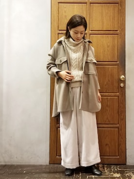 namiさん（レディース・156cm）の冬コーディネート