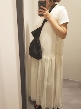 「Editt by YECCA VECCA（エディットバイイェッカヴェッカ）のアイテム」を使った、namiさん（レディース・156cm）の夏コーディネート