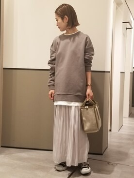 「Editt by YECCA VECCA（エディットバイイェッカヴェッカ）のアイテム」を使った、namiさん（レディース・156cm）の冬コーディネート