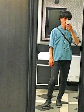 「HARE」｜「アイテム（PC・スマホグッズ/家電）」を使った、しょた。さん（メンズ・172cm）の夏コーディネート