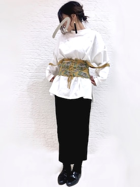 「アイテム（スリッポン）」を使った、yoshiさん（レディース・166cm・20代）の冬コーディネート