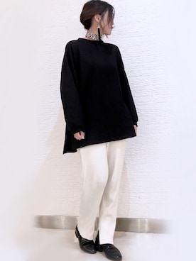 「アイテム（レギンス/スパッツ）」を使った、yoshiさん（レディース・166cm）の冬コーディネート