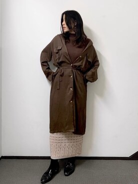 「Shelly island（シェリーアイランド）のアイテム」を使った、yoshiさん（レディース・166cm）の秋コーディネート