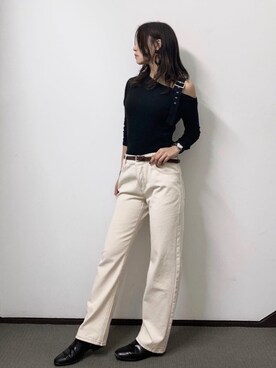 「YARD PLUS（ヤードプリュス）のアイテム」を使った、yoshiさん（レディース・166cm）の秋コーディネート