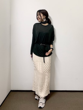 「Hender Scheme（エンダースキーマ）のアイテム」を使った、yoshiさん（レディース・166cm）の秋コーディネート