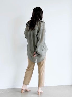 「CFT.（シフト）のアイテム」を使った、yoshiさん（レディース・167cm）の春コーディネート