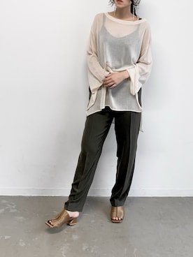 「CFT.（シフト）のアイテム」を使った、yoshiさん（レディース・167cm）の春コーディネート