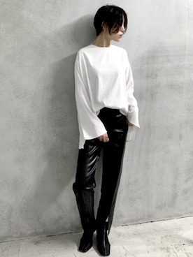 「Solace（ソレイス）のアイテム」を使った、yoshiさん（レディース・167cm）の秋コーディネート