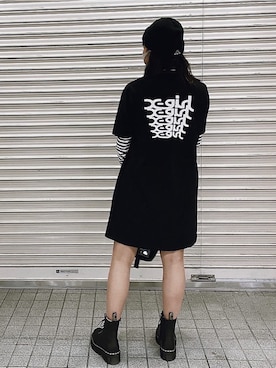 「Kappa（カッパ）のアイテム（帽子）」を使った、𝙍𝙐𝙉𝘼♻️さん（レディース・161cm）の秋コーディネート