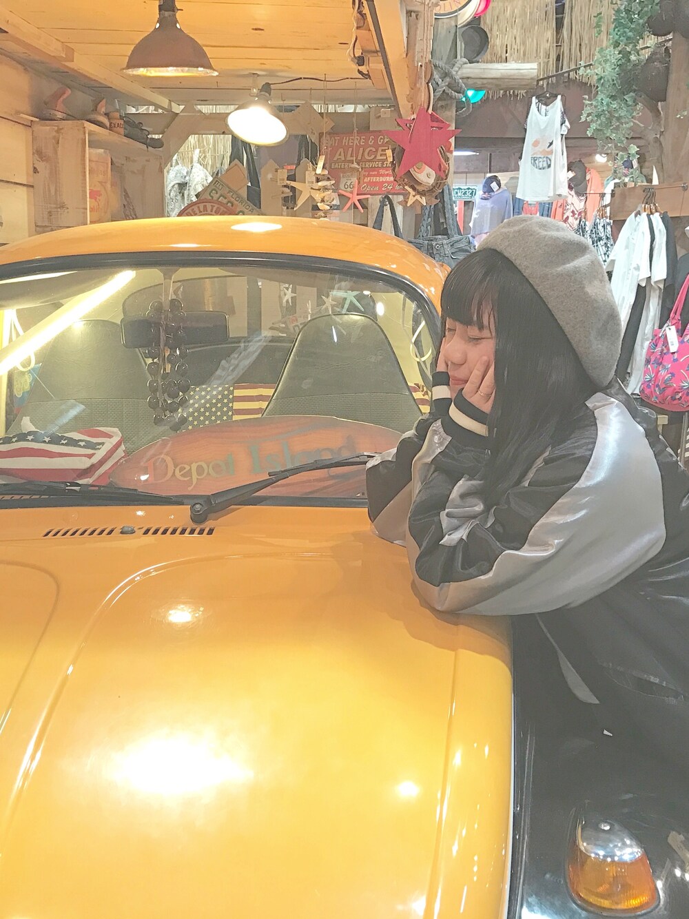 「おしゃれさんと繋がりたい、used、シンプルコーデ、ボーイッシュ」｜「WEGOのWEGO/ベレー帽（ハンチング/ベレー帽、グレー系）」を使った、くれはさん（レディース・149cm）の冬コーディネートの1枚目の写真