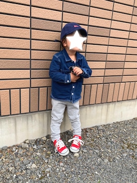 「無印良品（ムジルシリョウヒン）のアイテム（デニムジャケット）」を使った、SA__YOさん（レディース・153cm）の春コーディネート