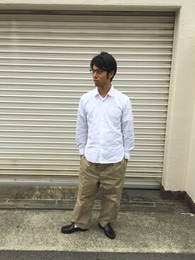 「MARGARET HOWEEL」｜ゴンケさん（メンズ・170cm）の秋コーディネート