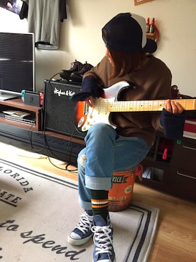 「キヤップ」｜「アイテム（その他）」を使った、Naoto  Fruscianteさん（メンズ・168cm）の冬コーディネート