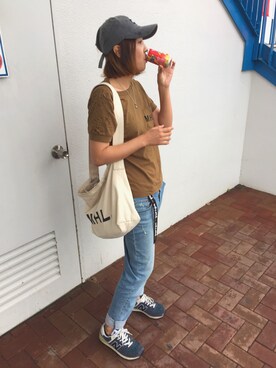 「Levi's Lady’s（リーバイス レディース）のアイテム」を使った、Naoto  Fruscianteさん（メンズ・170cm）の夏コーディネート