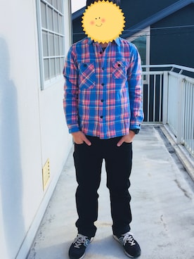 「黒パンツ」｜Naoto  Fruscianteさん（メンズ・170cm）の春コーディネート