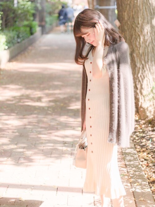 Yuri Snidelのワンピースを使ったコーディネート Wear Yuri Snidelのワンピースを使ったコーディネート Wear