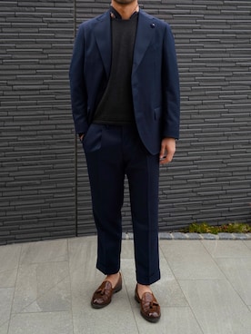 「lardini」｜fjtmsrさん（メンズ・175cm）の冬コーディネート