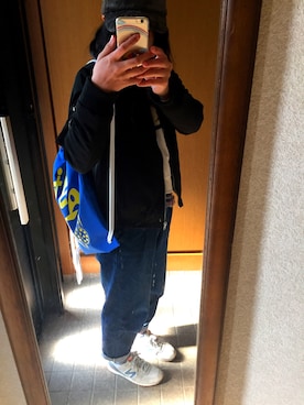 「パニカム（パニカム）のアイテム」を使った、らなさん（レディース・155cm）の冬コーディネート