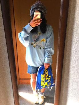 「パニカム（パニカム）のアイテム」を使った、らなさん（レディース・155cm）の冬コーディネート