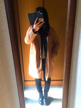 「春意識」｜らなさん（レディース・155cm）の冬コーディネート