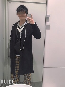 「ZOZO（ゾゾ）のアイテム（ジャケット/アウター）」を使った、かいとさん（メンズ・173cm）の冬コーディネート