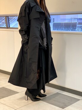 Y-3のトレンチコートを使った人気ファッションコーディネート - WEAR