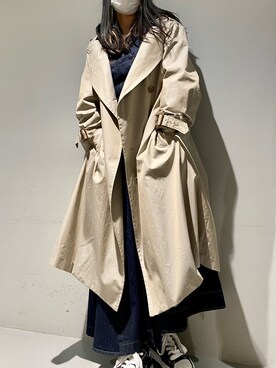 Maison MIHARA YASUHIROのトレンチコートを使った人気ファッション 