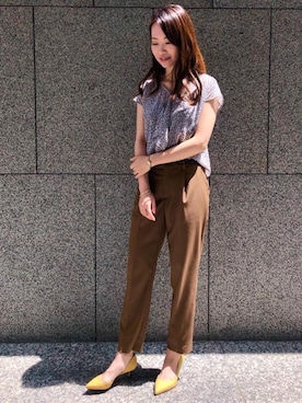 橋本（hashimoto）さん（レディース・165cm）の夏コーディネート