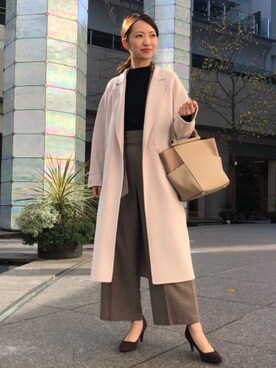 「Easy Set Up」｜橋本（hashimoto）さん（レディース・165cm）の秋コーディネート