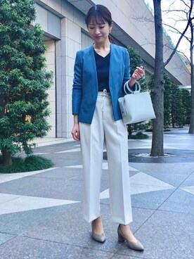 「遊び心のあるJacket Style」｜橋本（hashimoto）さん（レディース・165cm）の冬コーディネート
