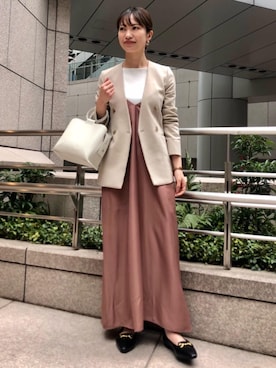 「遊び心のあるJacket Style」｜橋本（hashimoto）さん（レディース・165cm）の冬コーディネート