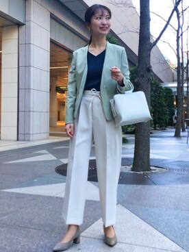 「遊び心のあるJacket Style」｜橋本（hashimoto）さん（レディース・165cm）の冬コーディネート